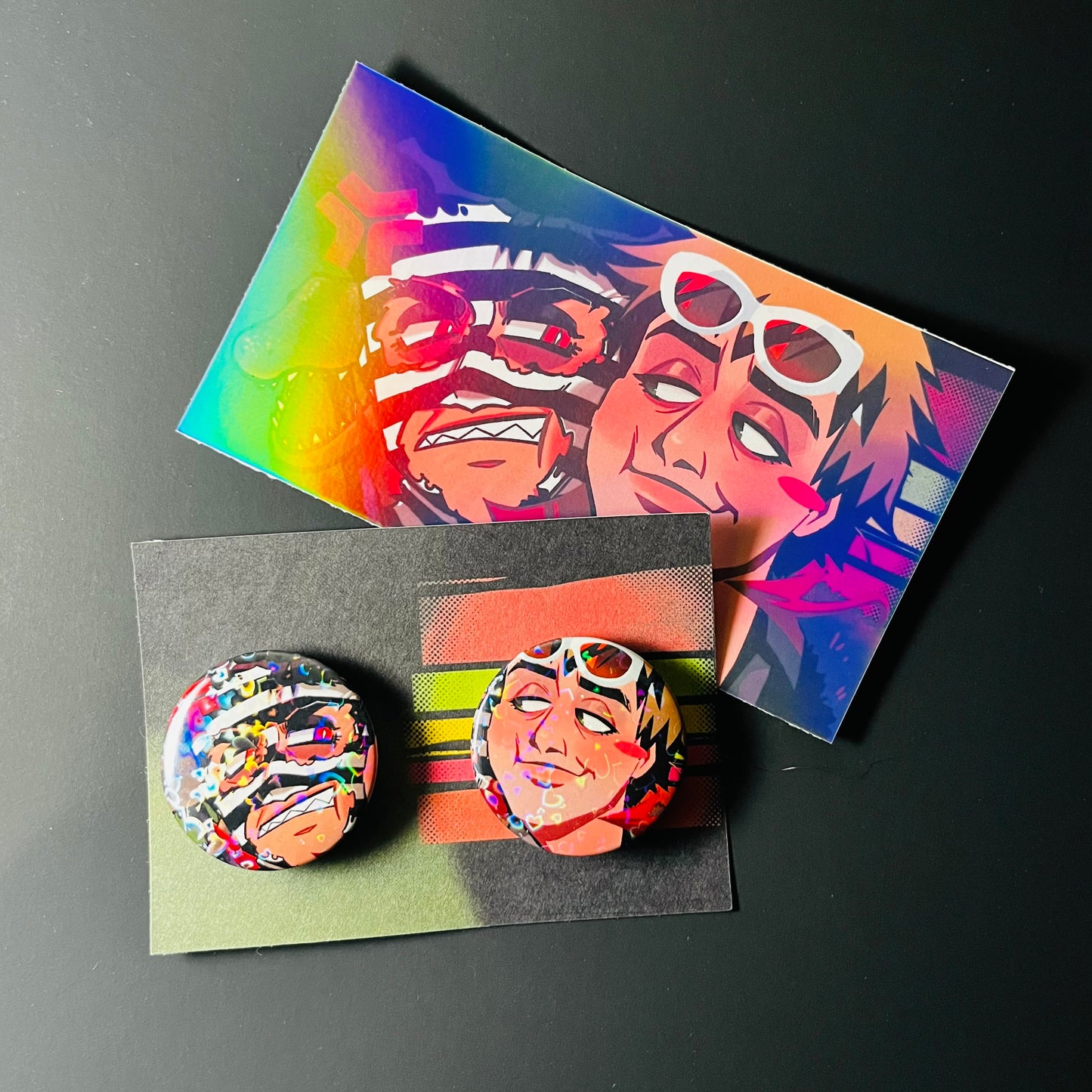 Fink & The Rev Button Set!