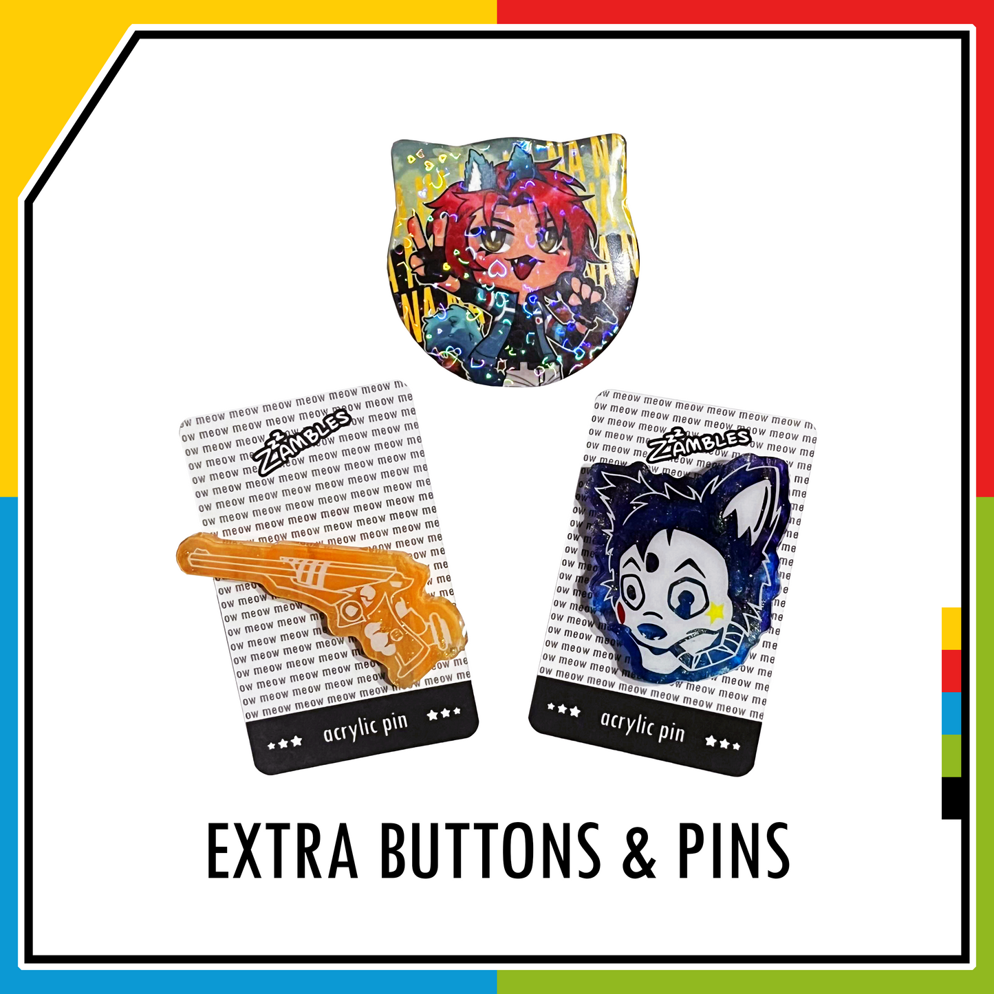 Pawty Poison Pins + Button